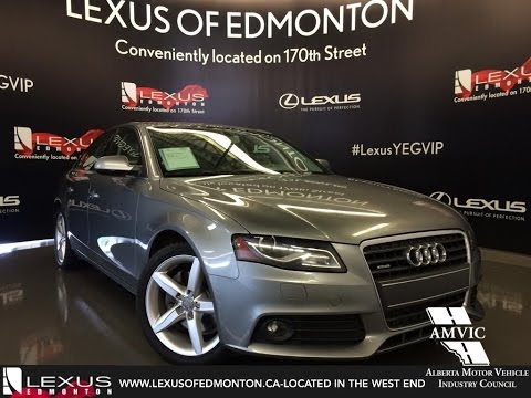 Used 2011 Grey Audi A4 Auto quattro 2.0T Premium Plus In Depth Review Athabasca Alberta
