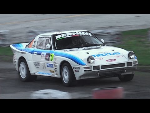 Mazda RX-7 Rally Group B - 13B Wankel Rotary Engine Sound