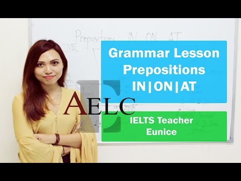 Prepositions: In, On and At | Learn it Easily | Study English in the Philippines