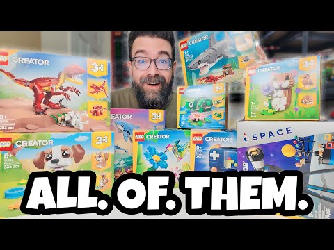 I Built Every LEGO Creator 3-in-1 Set from January 2026… In One Day