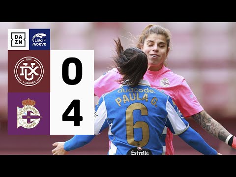 DUX Logroño vs Deportivo Abanca  (0-4) | Resumen y goles | Highlights Liga F
