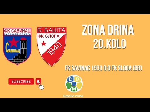 Zona Drina 20. Kolo FK Savinac 1933 0:0 FK Sloga (BB)