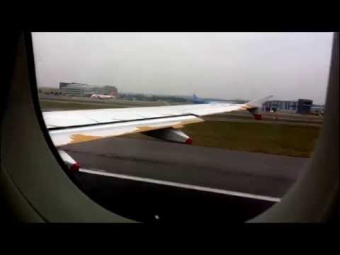 **Full Flight** BA2714 LGW - AGP A319 G-DBCD Olympic Dove 12/02/2015