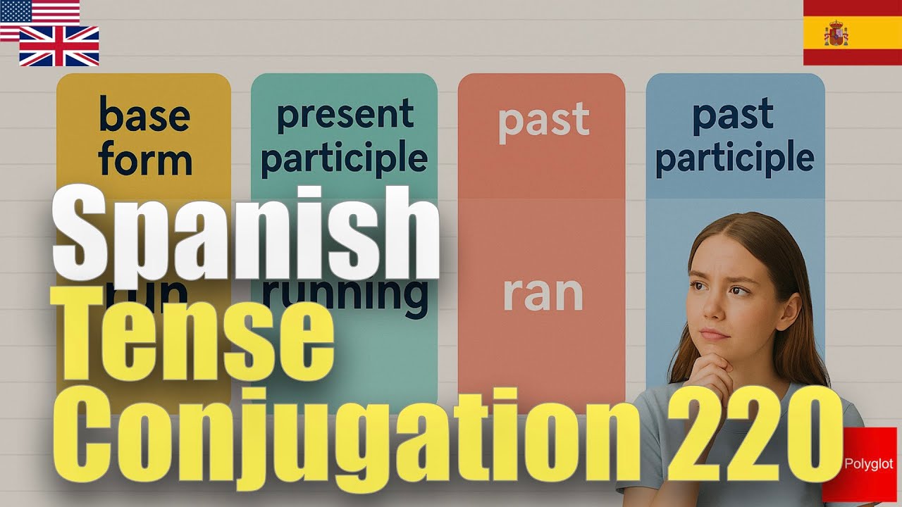 Spanish Tense Conjugation 220 | Passive listening | Must-Know | with hiragana