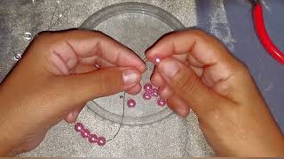 Brincos de Miçangas com Pérolas #diy #bijoux #bijouterie #bijuterias #accessorie #brincos #miçangas
