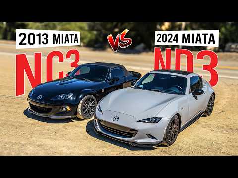 2024 Mazda MX-5 Miata ND3 Club vs 2013 NC3 Club | Did I Make a Mistake?