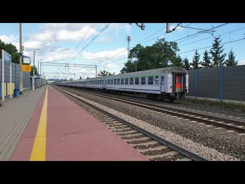 Przelot Eu160-024 z TLK Pobrzeże przez Chotomów