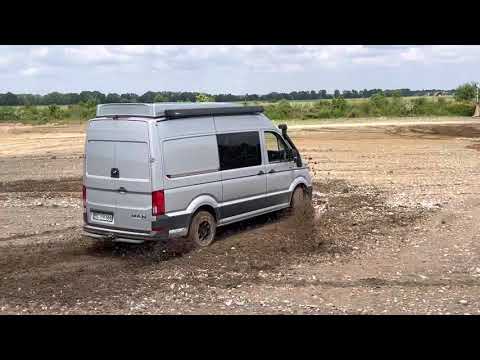 MAN TGE 3.180 4x4 Camper Seikel Offroad Test Delta Räder