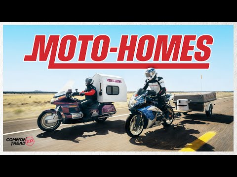 Motorcycle Motorhomes! Honda Gold Wing vs. Suzuki GSX-R1000 | Common Tread XP