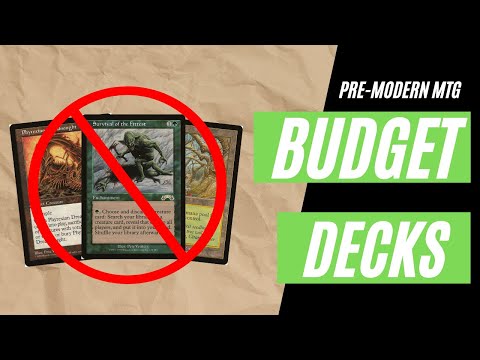 BEST BUDGET PREMODERN MTG DECKS