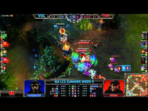 Vulcun vs TSM Reginald making the plays! LCS NA W9D3