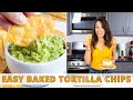 Easy Baked Corn Tortilla Chips (Only 3 Ingredients!)