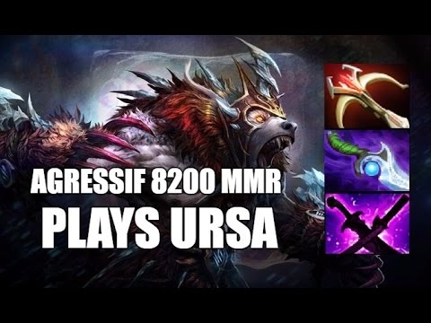 Agressif  - URSA ( Patch 6.88 ) – 8200 MMR , DOTA 2