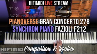 Video thumbnail for Pianoverse Gran Concerto 278 & Synchron Piano Fazioli F212 | Comparison & Review by HIFIMIDI