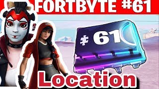 How To Unlock Fortbyte 61! Accessible By Using The SunBIrd Spray On A Frozen Waterfall - Location