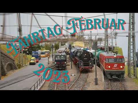 H0 Modelleisenbahn - Fahrtag Februar 2023
