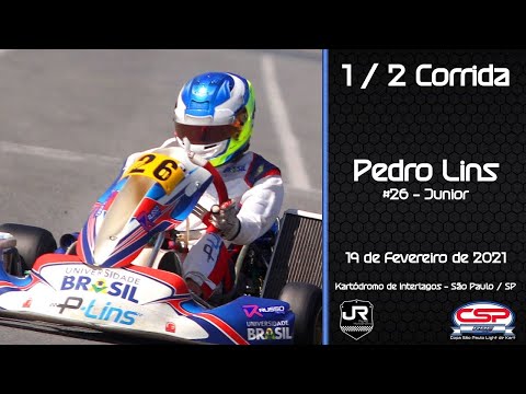 Pedro Lins - (1 / 2ª Corrida) Junior - 1ª etapa Copa São Paulo Light RBC de Kart 2021