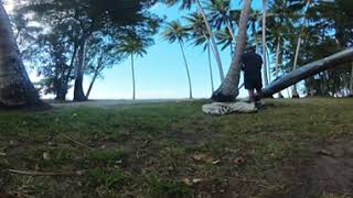 Packing up Hang Glder at Port Douglas