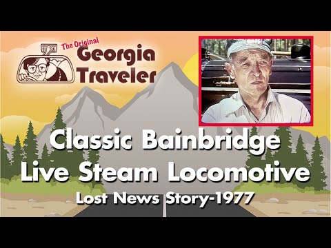 Classic Bainbridge Live Steam Locomotive .. Miniature Railroad - Original Georgia Traveler WSB-TV