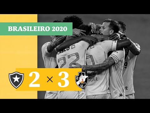 Botafogo 2 x 3 Vasco - Gols - 13/09 - Brasileirão 2020