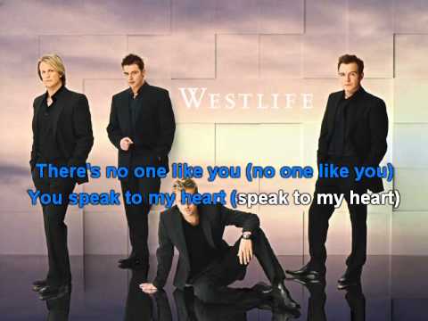 Westlife – If I let you go karaoke with lyrics