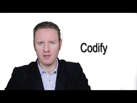 Codify - Meaning | Pronunciation || Word Wor(l)d - Audio Video Dictionary