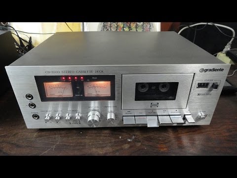 O Rei do Som - Tape Deck Gradiente CD-3500