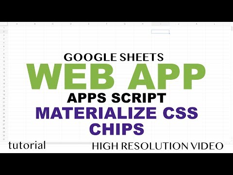 Google Sheets Web App Example Google Apps Script Web App Tutorial Part 1