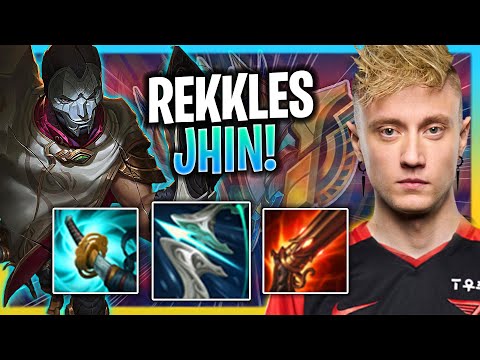 REKKLES PERFECT GAME JHIN! | T1 Rekkles Plays Jhin ADC vs Ziggs!  Season 2023