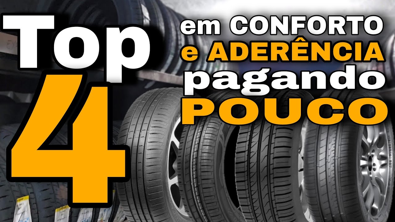 TOP 04 Pneus duráveis, confortáveis silenciosos sem PAGAR CARO!