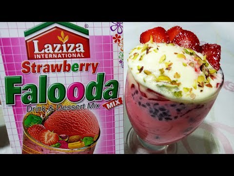 Laziza Strawberry Falooda Mix Recipe By Dua Ka Kitchen