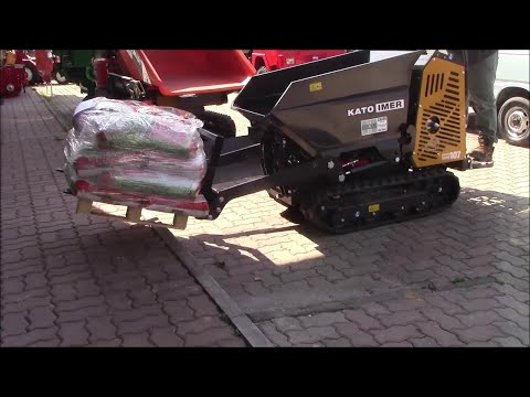 MOTOCARRIOLA CINGOLATA KATOIMER CARRY 107 FORCHE SOLLEVAMENTO - BRACCIO ESCAVATORE MARTELLO Giordano