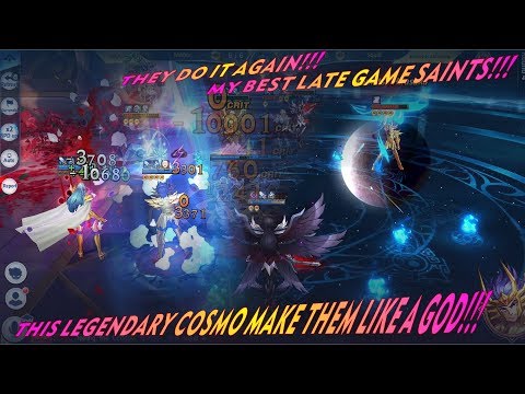 Best Late Game Saints "This Cosmo Make Them Like A God!!!" - Saint Seiya Awakening