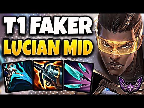 T1 Faker Lucian vs Ekko [ MID ] Lol Korea Master Patch 13.16 ✅