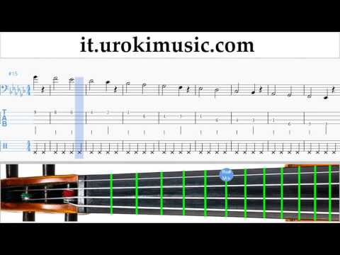Corso di Violoncello Charlie Puth - Attention Tablature Tab Parte#1 Esercita um-i276