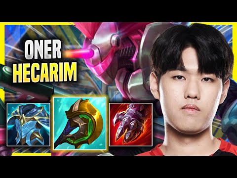 ONER DOMINATING WITH HECARIM! - T1 Oner Plays Hecarim JUNGLE vs Diana! | Season 2022