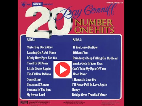 RAY CONNIFF - 20  NUMBER ONE HITS Stars on 33 full album vinyl oldies love songs
