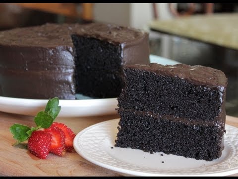 Homemade Delicious Especially Dark Chocolate Cake - The Best Moist Cake Recipe from Hersheys