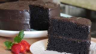 Homemade Delicious Especially Dark Chocolate Cake 
