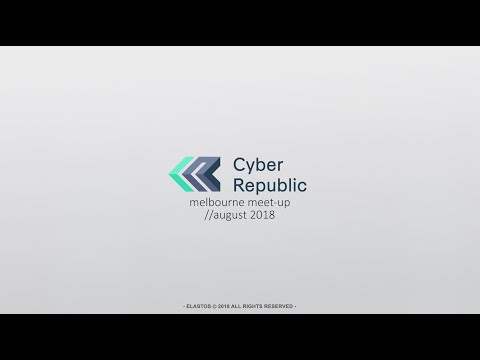 Elastos Melbourne Meetup - August 2018