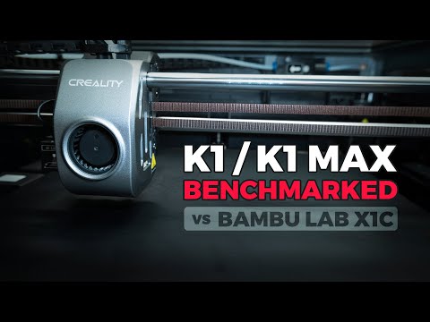 Creality K1 / K1 MAX – 3D Print QUALITY REVIEW (vs BambuLab X1C)