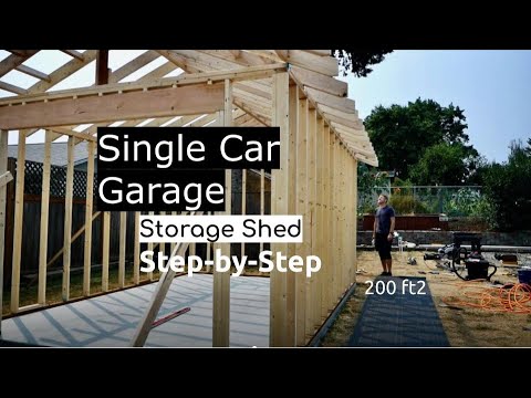 image-How big is a standard 1 car garage?