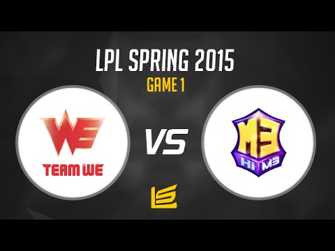 LPL Spring 2015 W2D1: WE vs M3 Game 1 Highlights