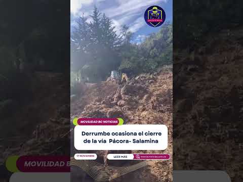 🚧 Derrumbe en la vía Pácora – Salamina | Sector El Recreo