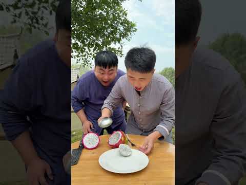 Wow, so magical！ #funny #mukbang