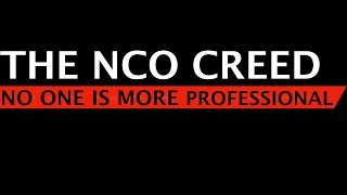 The NCO Creed Loop #Army