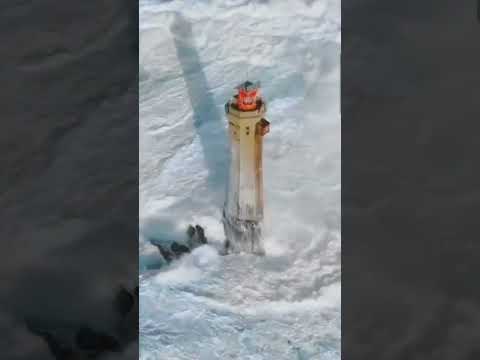 The Nividic Lighthouse, Ushant, Brittany - The First Automatic Lighthouse in the World 🇫🇷