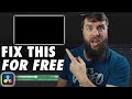 How To Easily Edit 10 Bit Videos In The FREE Version Of DaVinci Resolve Fix Black Screen