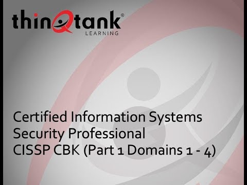 thinQtank Learning Training Camp - ISC2 CISSP Course Introduction