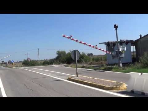 Passaggio a livello con semibarriere di via Gardizza - Conselice (RA) / Level Crossing / 平交道口 / 踏切